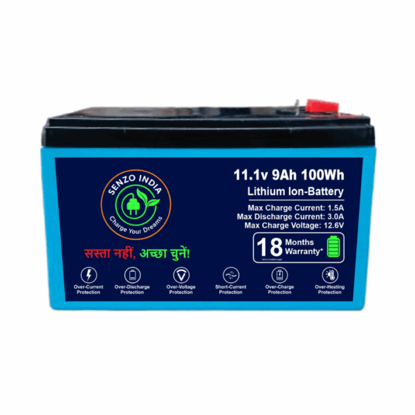 ✅ 12V 9Ah (100Wh) Lithium-ion Battery