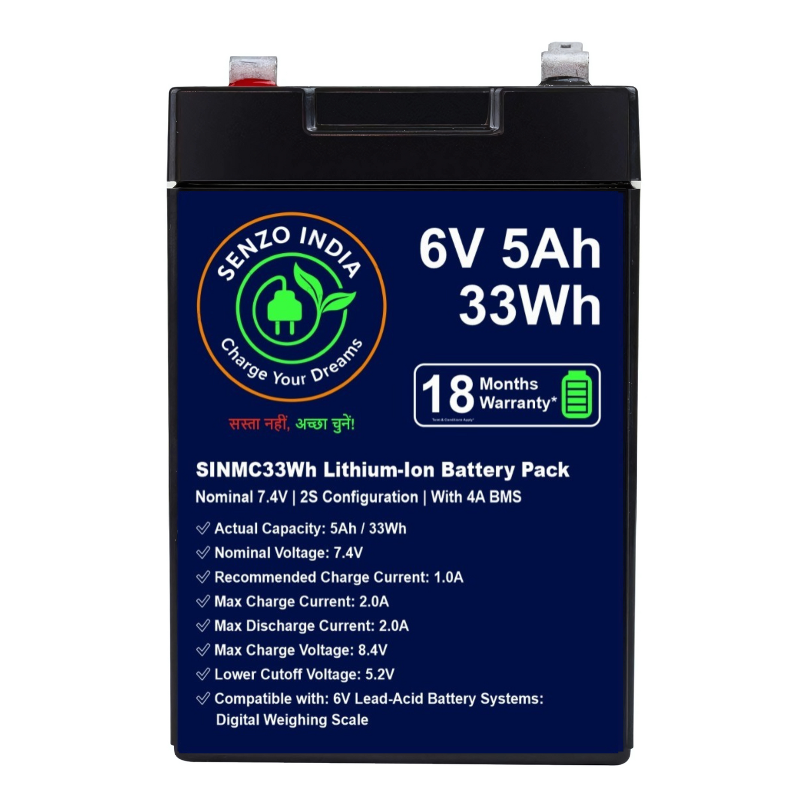 6V Weighing Scale Battery