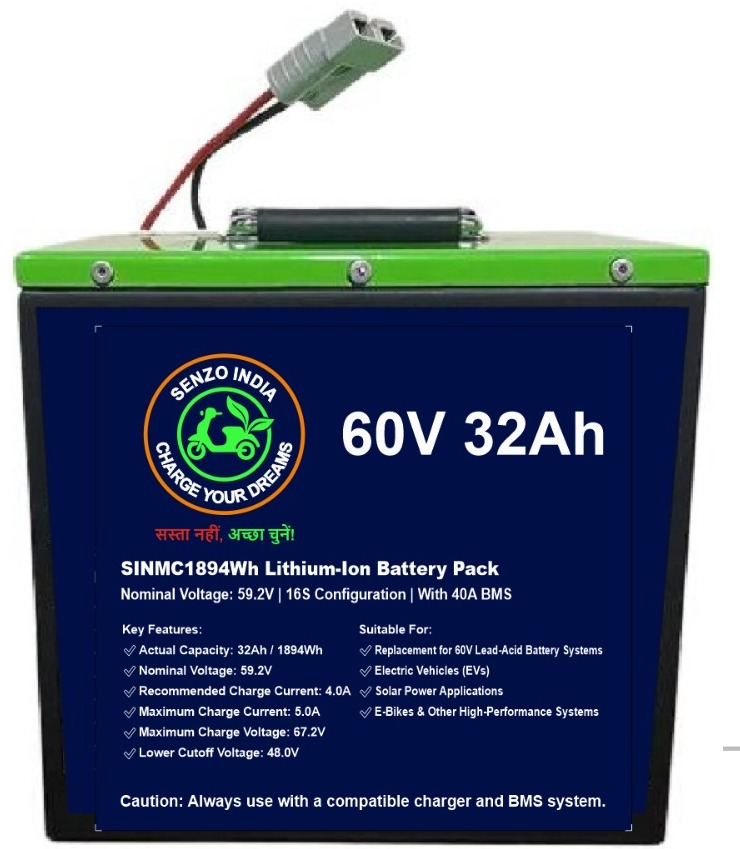 60V Battery Back