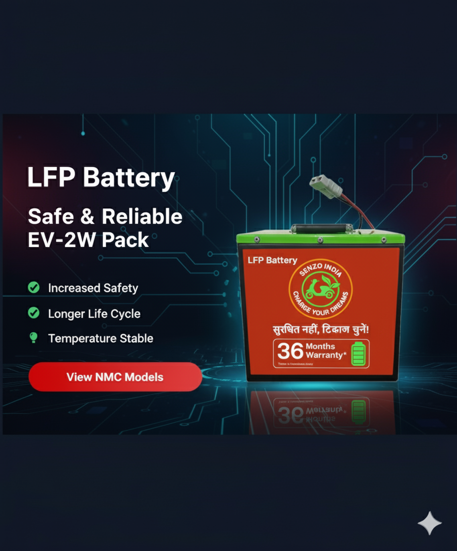 LFP Electric 2-Wheeler Battery
